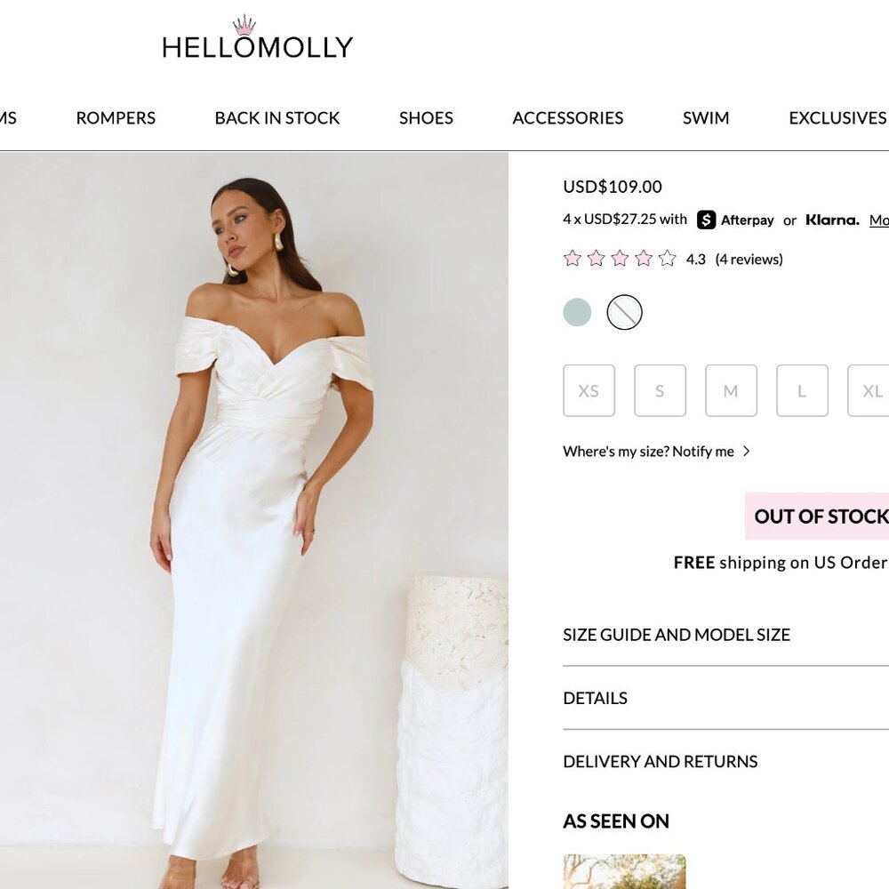 HELLO MOLLY BOUQUET TOSS SATIN MAXI DRESS CHAMPAGNE